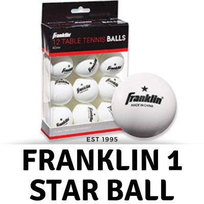 Franklin Sports 1 Star Balls for Beginners and Intermediate players
