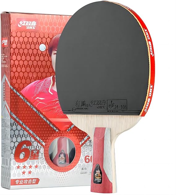 Professional Table Tennis Racket with Hurricane Rubber