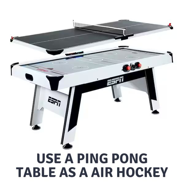 Can You Use a Ping Pong Table as a air hockey?