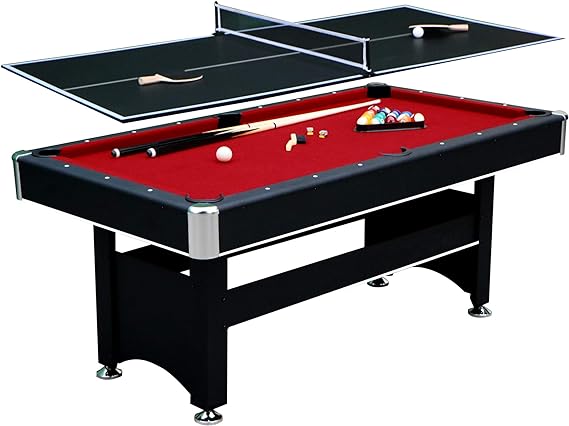 Pool Table with Table Tennis Top