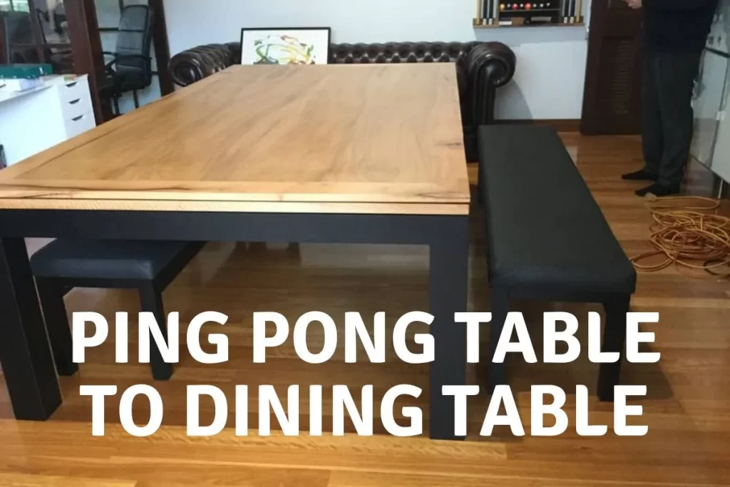 Versatility of Ping Pong Tables: Ping pong Table to Dining Table 