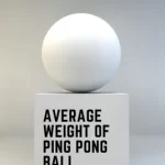 average weight of ping pong ball
