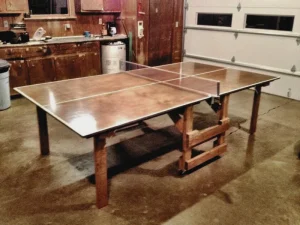 Plywood ping pong table