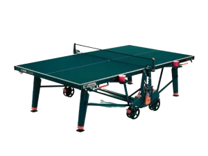 Ping pong table with wheels