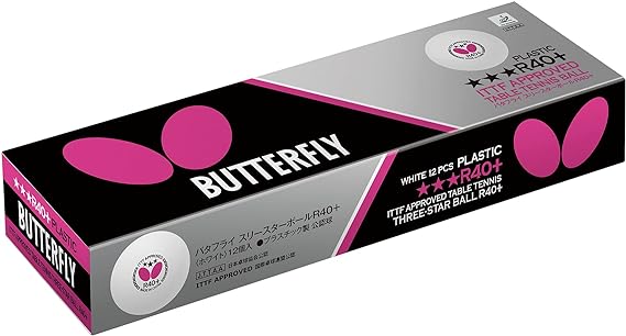 Butterfly R40+ Table Tennis Balls