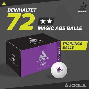 JOOLA Magic ABS 2-Star Training Table Tennis Balls